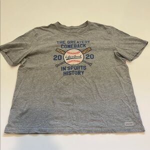 Life is Good The Greatest Comeback in Sports History Crusher Tee T-Shirt